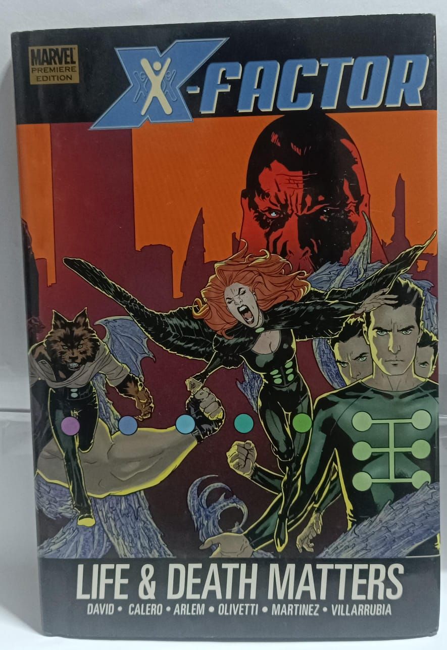 NELA-n,  X Factor Comic Life and Death Matters Marvel   Tapa Dura Ingles