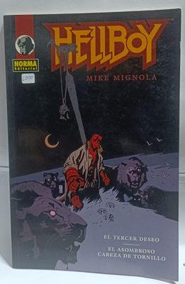 NELA-n, Hell Boy Comic El Tercer Deseo Tapa Dura Espanol  Editorial Norma
