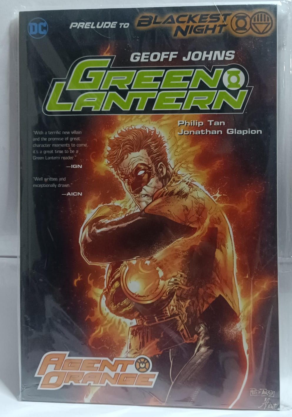 NELA-n, Green Lantern Comic Agent Orange    DC Tapa Blanda