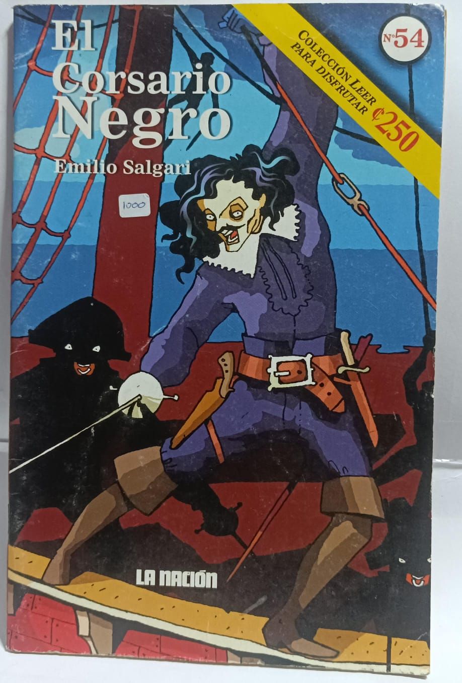 NELA-n, El Corsario Negro  Numero 54 Espanol  Emilio Salgari La Nacion