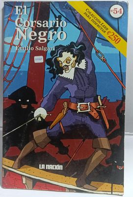 NELA-n, El Corsario Negro  Numero 54 Espanol  Emilio Salgari La Nacion