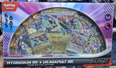 SJ Hydreigon ex Dragapult ex Premium Collection Box Nuevo Pokemon TCG