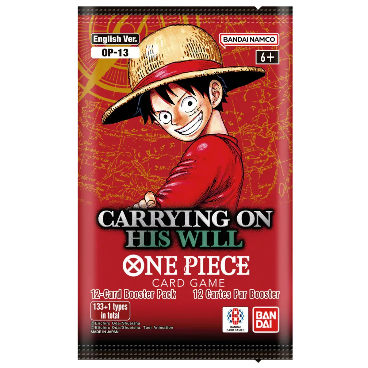 SJ One Piece Carrying on His Will Booster Pack