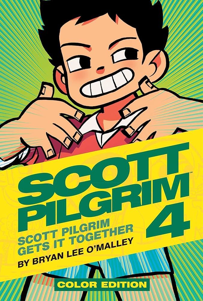 BA34 Scott Pilgrim Comic Volumen 4 Color Edition Tapa Dura Ingles
