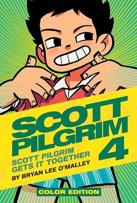 BA34 Scott Pilgrim Comic Volumen 4 Color Edition Tapa Dura Ingles
