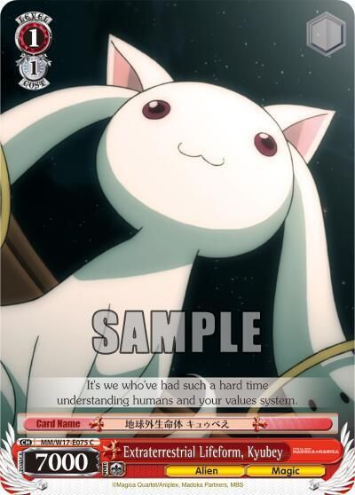 SJ Extraterrestrial Lifeform, Kyubey - Puella Magi Madoka Magica (MM/W17) Puella Magi Madoka Magica
