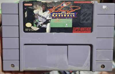 BA35 Ken Griffey Jr Prestend Major League Baseball Super Nintendo Cartucho
