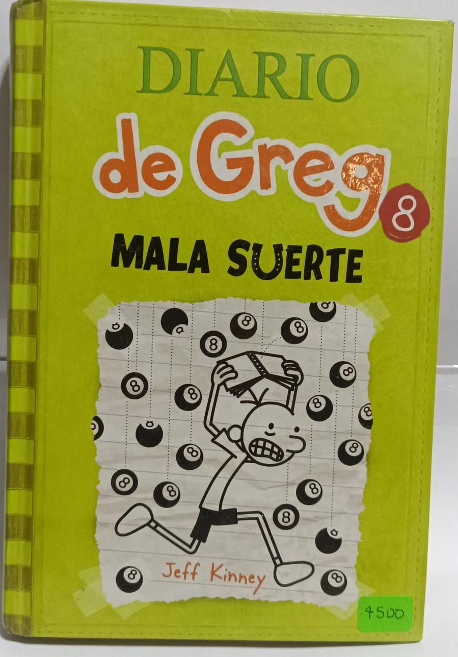 NELA-n, Diario De Greg 8 Libro Mala Suerte Tapa Dura Espanol