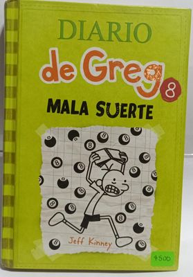 NELA-n, Diario De Greg 8 Libro Mala Suerte Tapa Dura Espanol