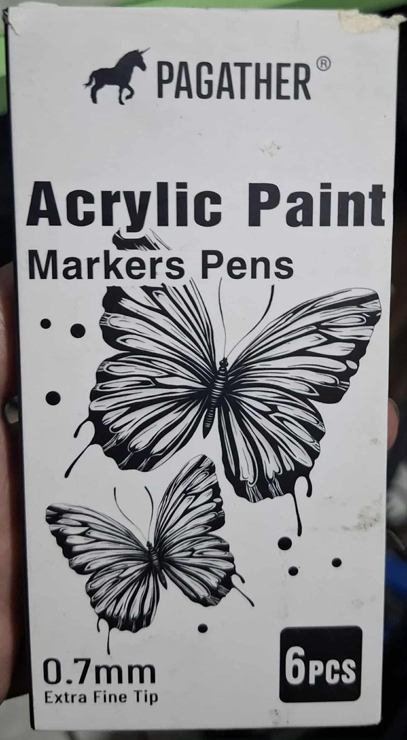 BA37 Acrylic Pain Markers Pens Nuevo