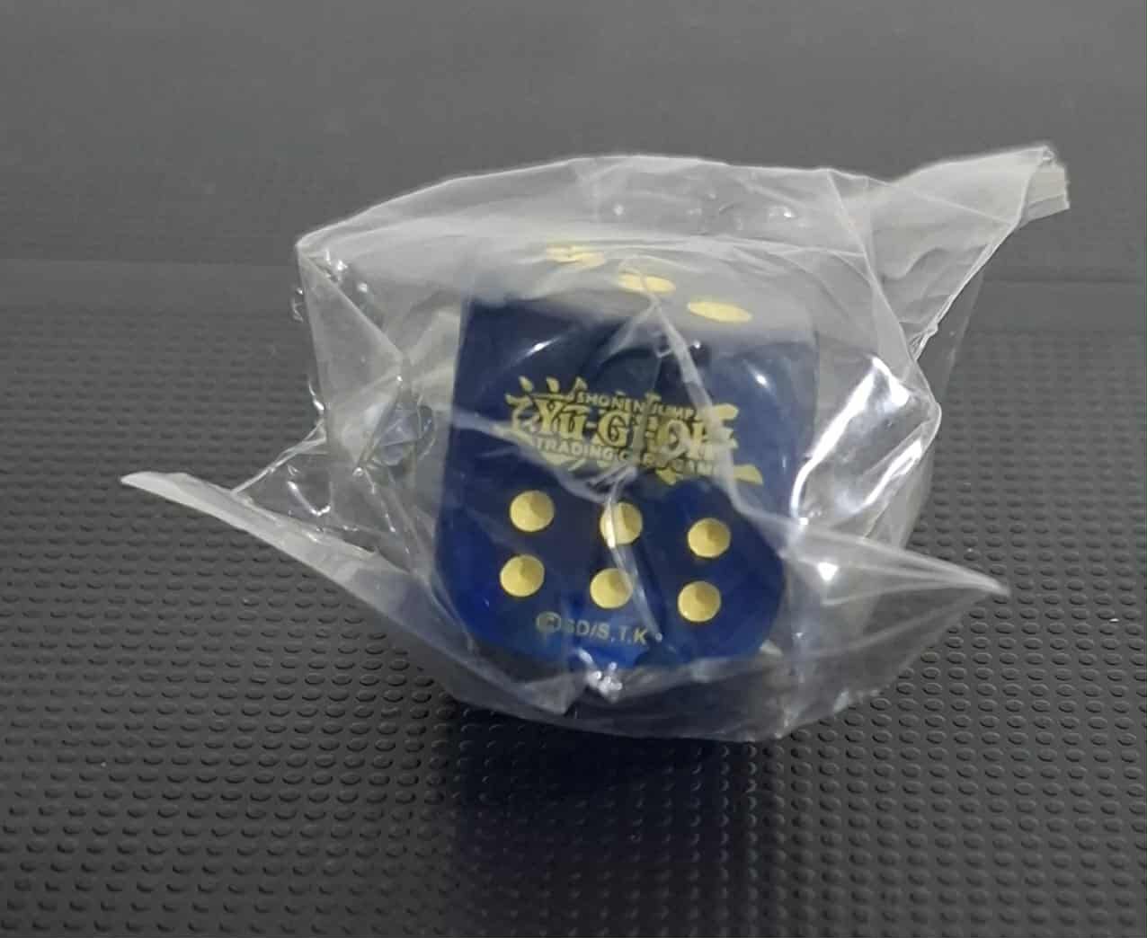 BA37 Yugioh Dado Azul Oscuro