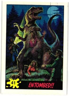 SJ Entombed 41 Topps Dinasaurs Attack 1988