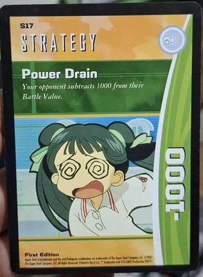 SJ Power Drain S17 Card Captor Sakura Card Game 2001