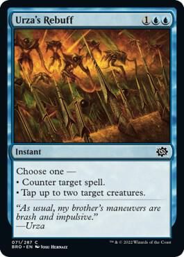 SJ Urza&#39;s Rebuff - The Brothers&#39; War (BRO) The Brothers&#39; War Foil