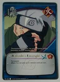 SJ Kakashi Foresight 030 Naruto Card Game Rare