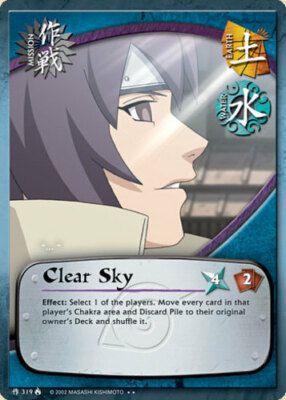 Clear Sky 319 Naruto Card Game Foil