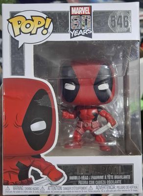 BA38 Deadpool Figura Funko Pop 546 *Caja Danada*
