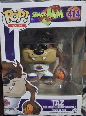 BA38 Taz Figura Funko Pop 414 Space Jam Figura *Caja Danada*