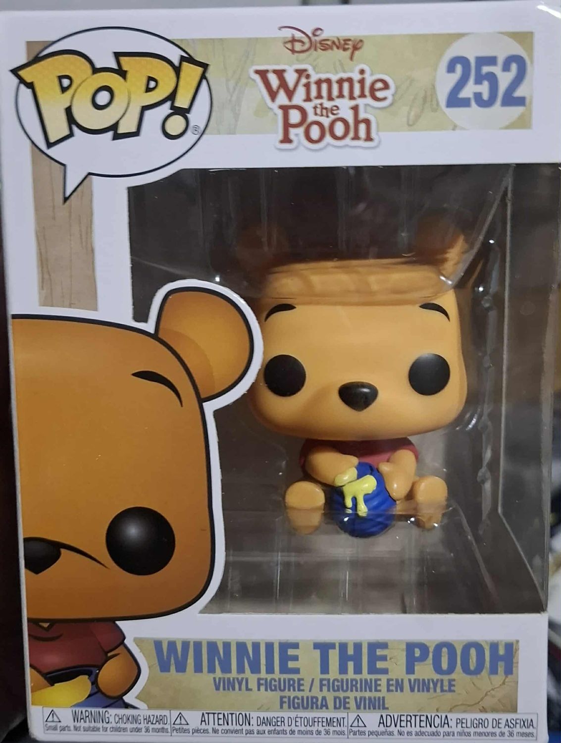 BA38 Winnie the Pooh Figura Funko Pop 252 Winnie Pooh Figura