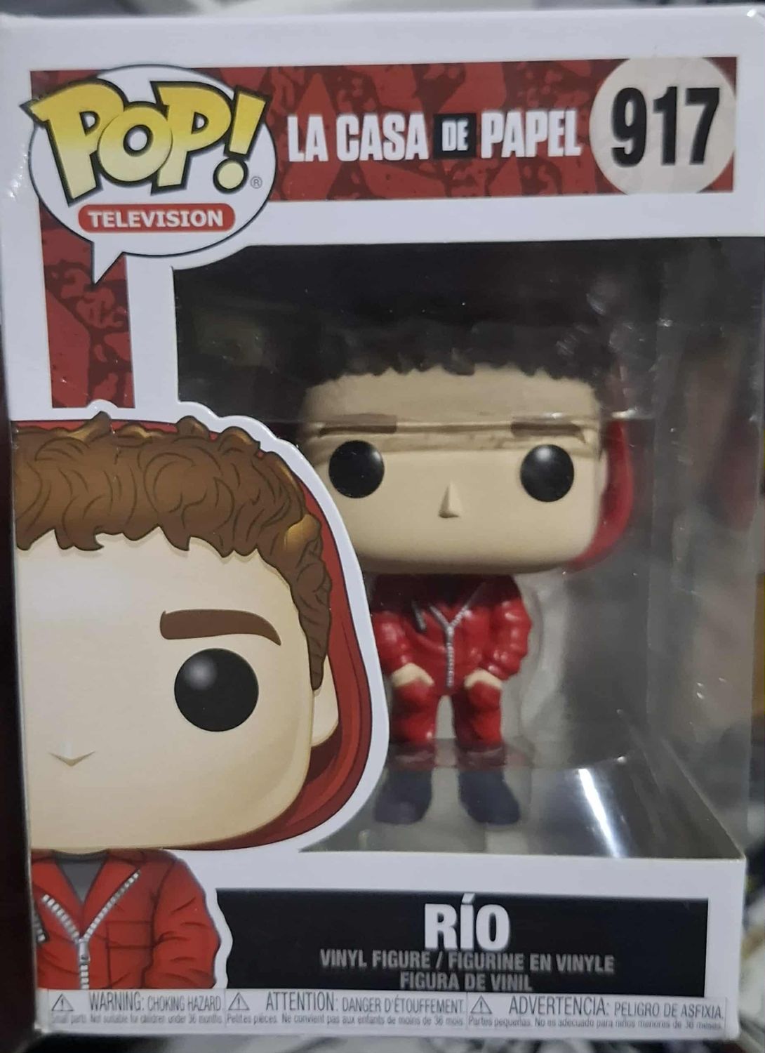 BA38 Rio Figura Funko Pop 917 La Casa de Papel *Caja Danada*
