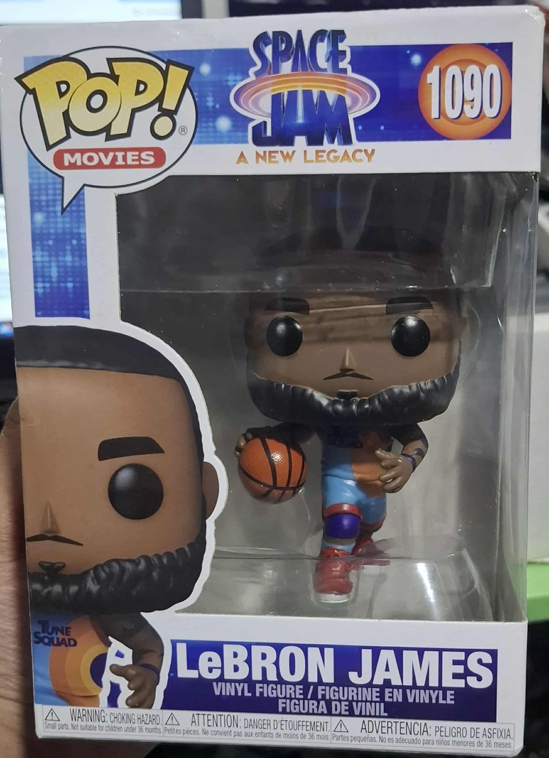 BA38 LeBron James Figura Funko Pop Space Jam Figura 1090 *Caja Danada*