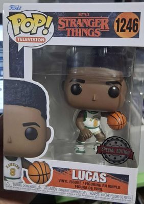 BA38 Lucas Figura Funko Pop 1246 Stranger Things Figura Special Edition
