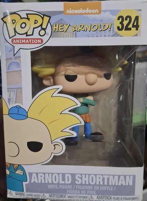 BA38 Arnold Shortman Figura Funko Pop 324 Hey Arnold Figura *Caja Danada*