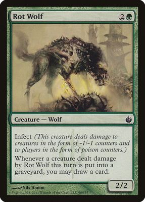 Rot Wolf - Mirrodin Besieged (MBS) Mirrodin Besieged