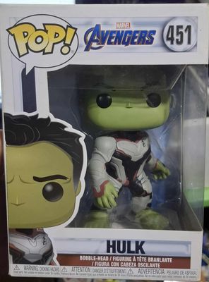 BA38 Hulk Figura Funko Pop 451 Avengers Figura