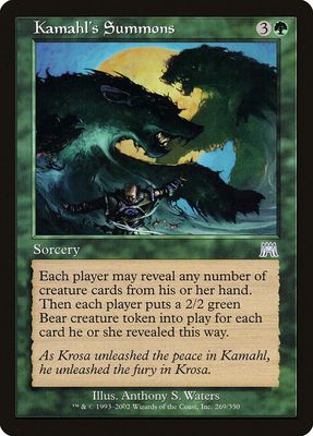 Kamahl&#39;s Summons - Onslaught (ONS) Onslaught