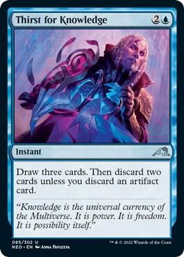 Thirst for Knowledge - Kamigawa: Neon Dynasty (NEO) Kamigawa: Neon Dynasty