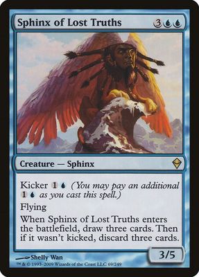 Sphinx of Lost Truths - Zendikar (ZEN) Zendikar