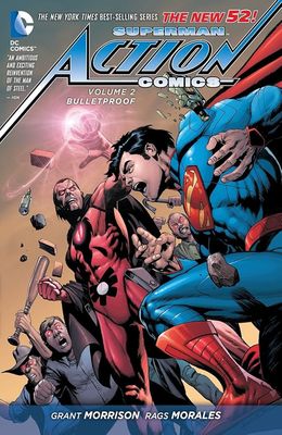 BA34 Superman Comic Action Comics Volume 2 Bulletproof  Tapa Blanda