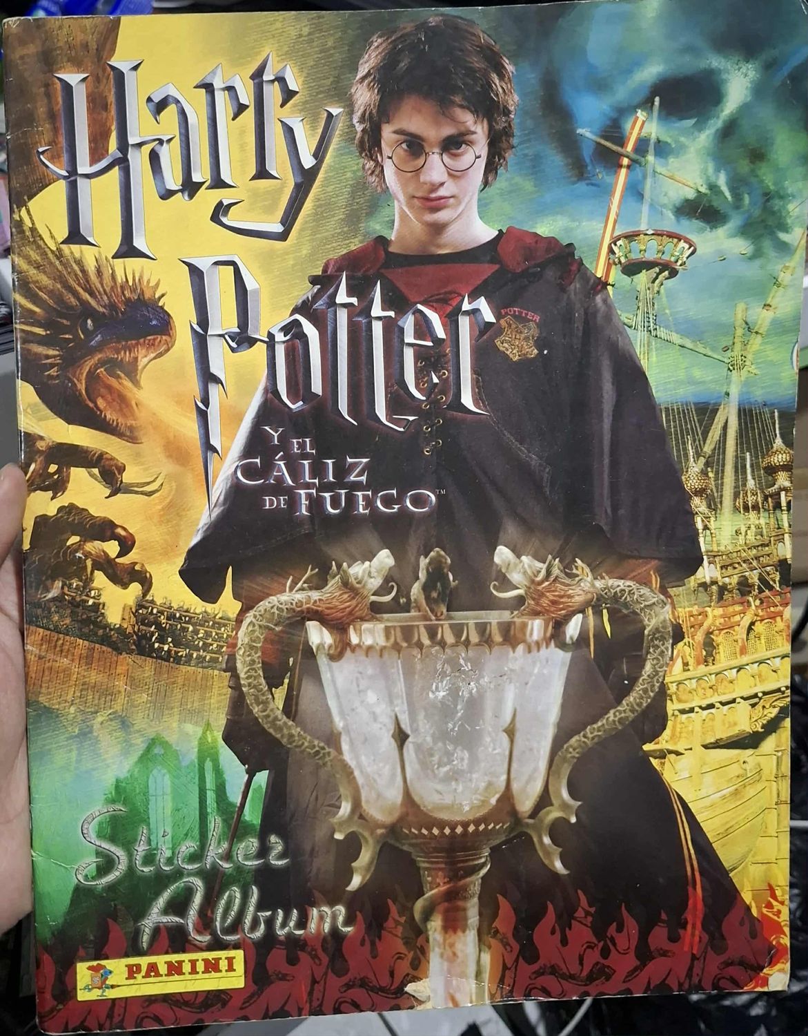 BA34 Harry Potter y el Caliz de Fuego Harry Potter Album Panini *Le Faltan 86 Stickers*