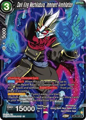 Dark King Mechikabura, Imminent Annihilation - Dawn of the Z-Legends (DBS-B18) Dawn of the Z-Legends