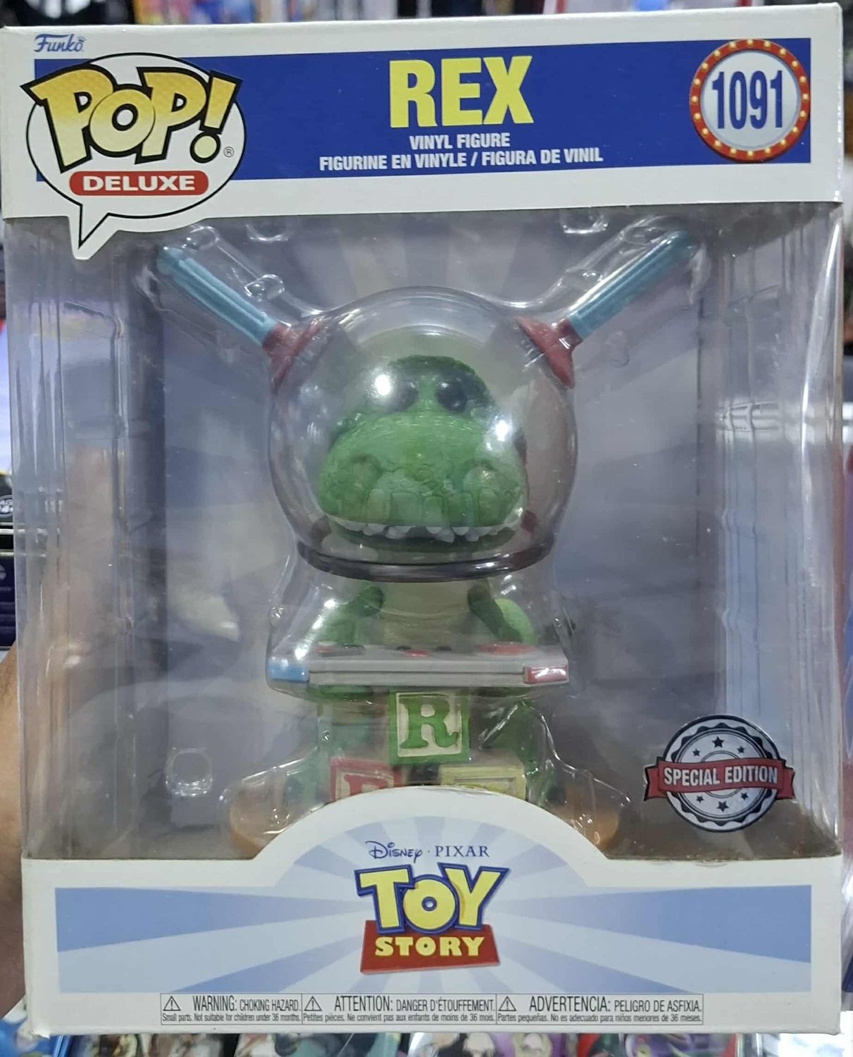 SJ Rex Figura Funko Pop 1091 Toy Story Figura