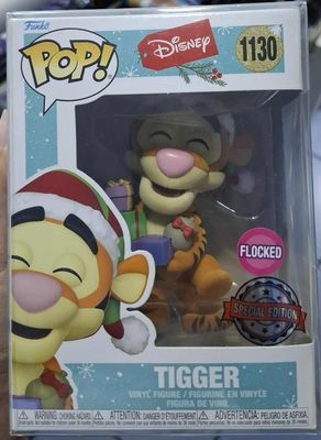 SJ Tigger Figura Funko Pop 1130 Flocked Winnie Pooh Figura