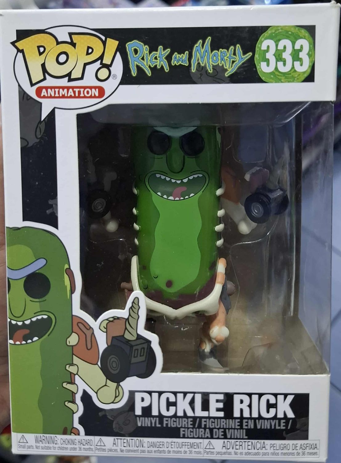 SJ Pickle Rick Figura Funko Pop 333 Rick and Morty Figura