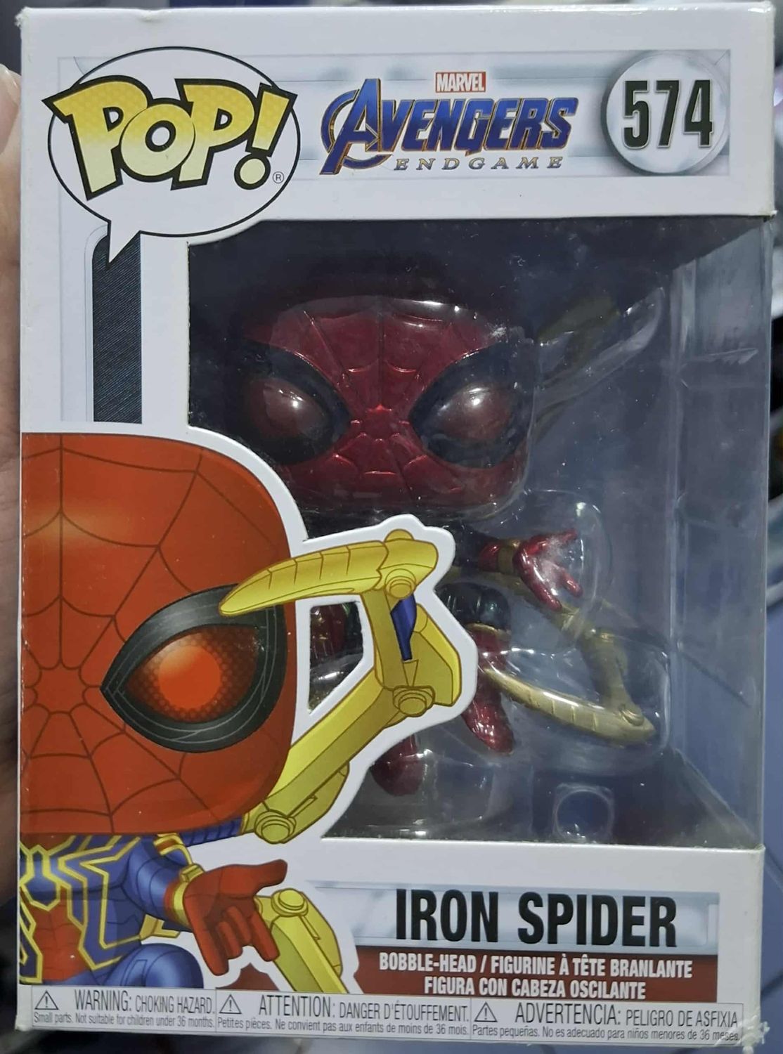 SJ Iron Spider Man Figura Funko Pop 574