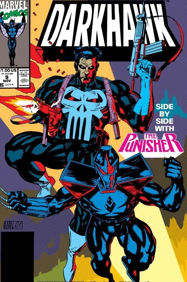 BA34 Dark Hawk Comic Issue 9 The Punisher Comic