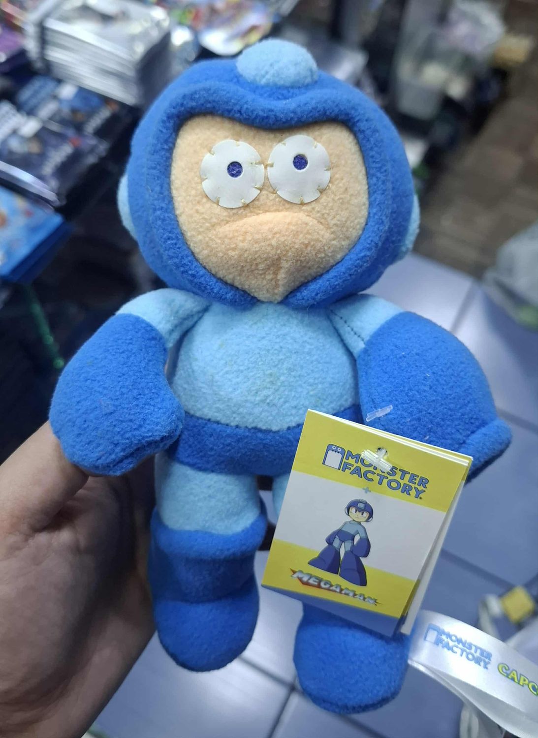 BA37 Megaman Peluche Capcom Oficial Monster Factory 8 Pulgadas