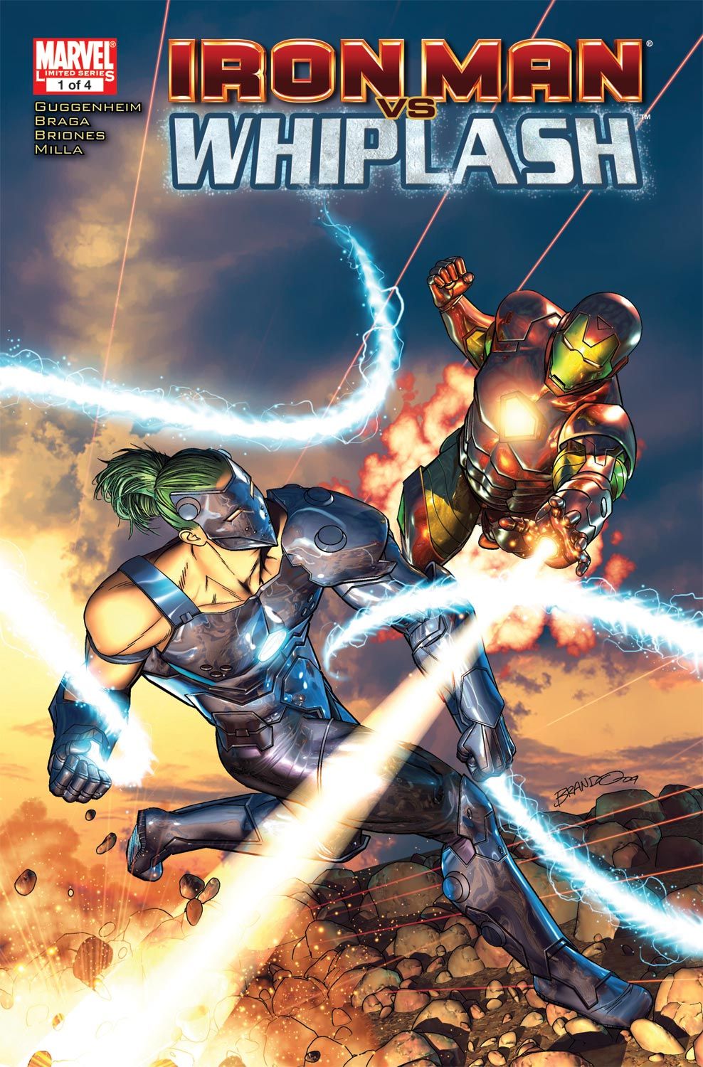 BA34 Iron Man Comic Issue 1 Iron Man vs Whiplash