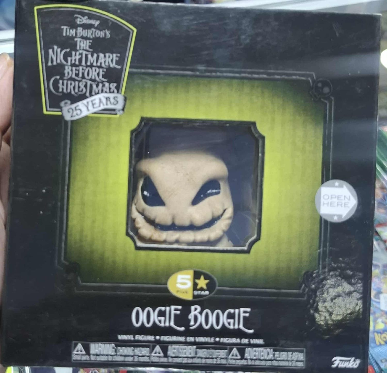 SJ Oogie Boogie Figura Funko Five Star Nightmare Before Christmas El Extrano Mundo de Jack