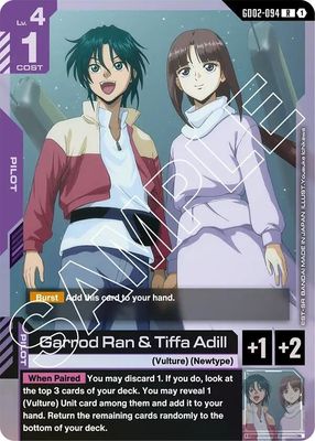 SJ GA Garrod Ran &amp; Tiffa Adill - Dual Impact (GD02) Dual Impact Foil