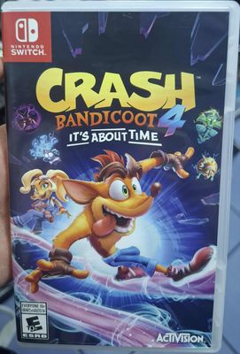 SJ Crash Bandicoot 4 Nintendo Switch Usado Completo Crash Bandicoot 4 Its About Time