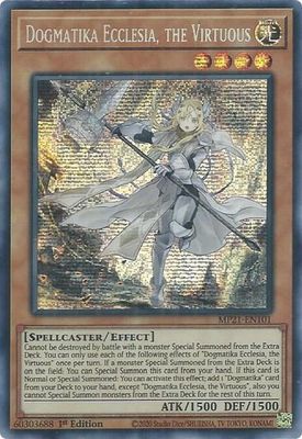Dogmatika Ecclesia, the Virtuous - 2021 Tin of Ancient Battles (MP21) 2021 Tin of Ancient Battles Secret Rare
