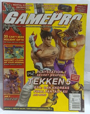 NELA-r, GamerPro Revista  Tekken 5 Diciembre  2004