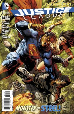 BA34 Justice League Comic issue 14 Monster of Steel