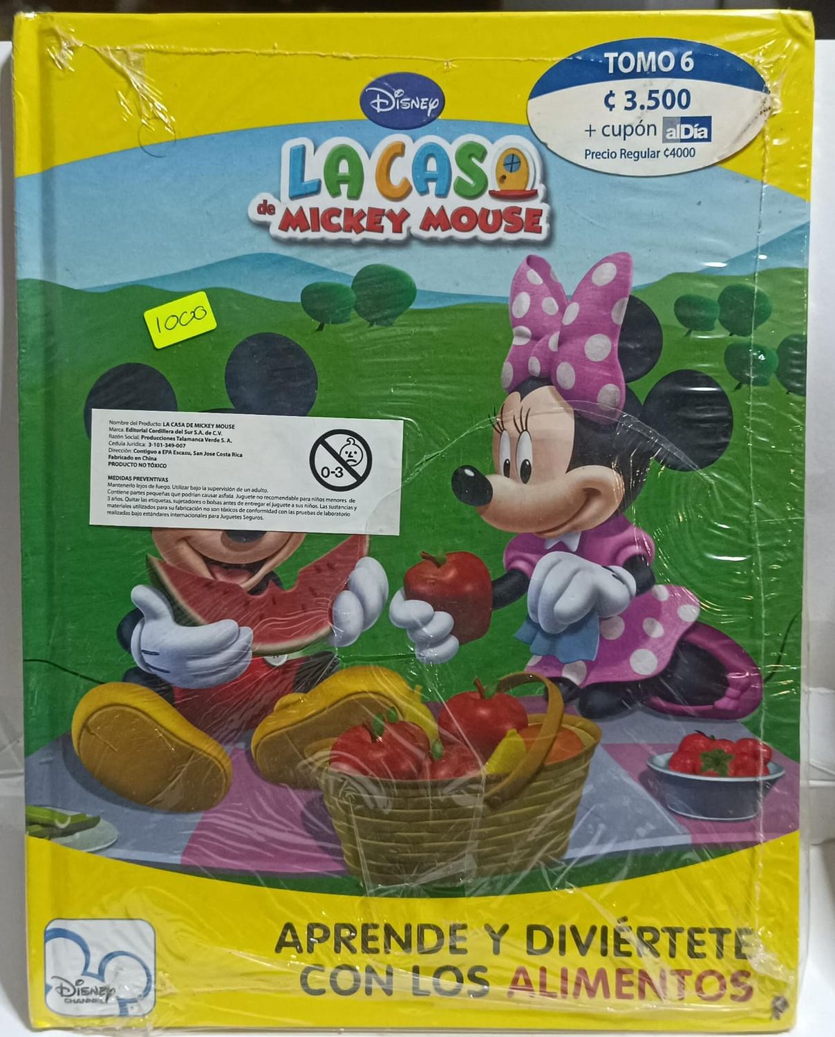 NELA-u, La Casa de Mickey Mouse Aprende Y Diviertete con Los Alimentos  Tapa Dura