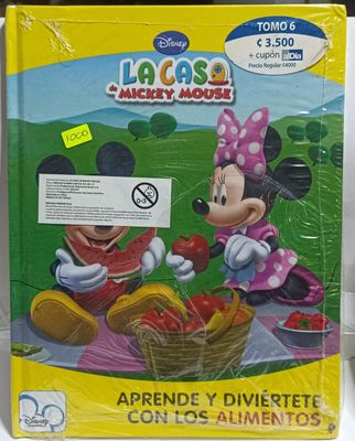 NELA-u, La Casa de Mickey Mouse Aprende Y Diviertete con Los Alimentos  Tapa Dura